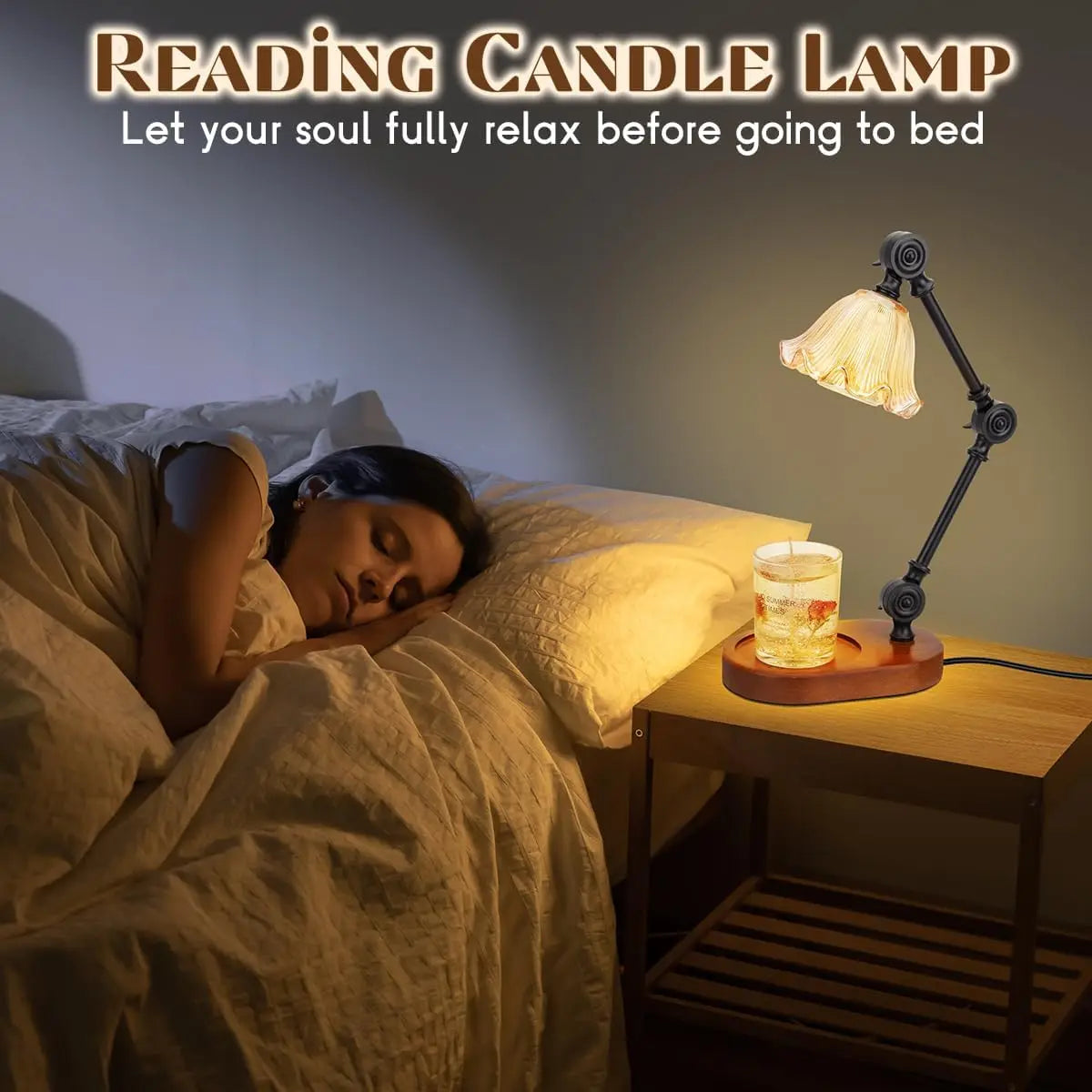 Candle Warmer Lamp,Adjustable Height, Timer,Dimmable