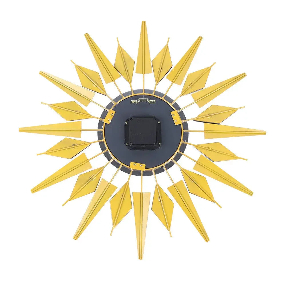 23.6 Inch Retro Star Wall Clock Decor,Battery Operated