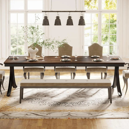 78 inch Large Farmhouse Dinner Table