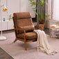 Accent Chair Mid-Century Modern Chair with Pillow High Back