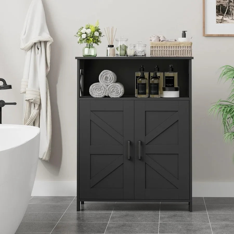 Bathroom Storage Cabinet With 2 Doors