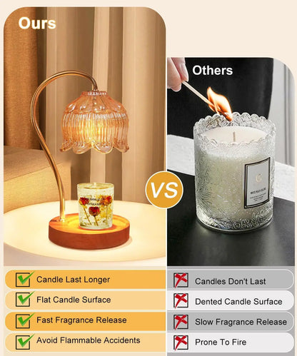 Dimmable Candle Warmer Lamp with Timer