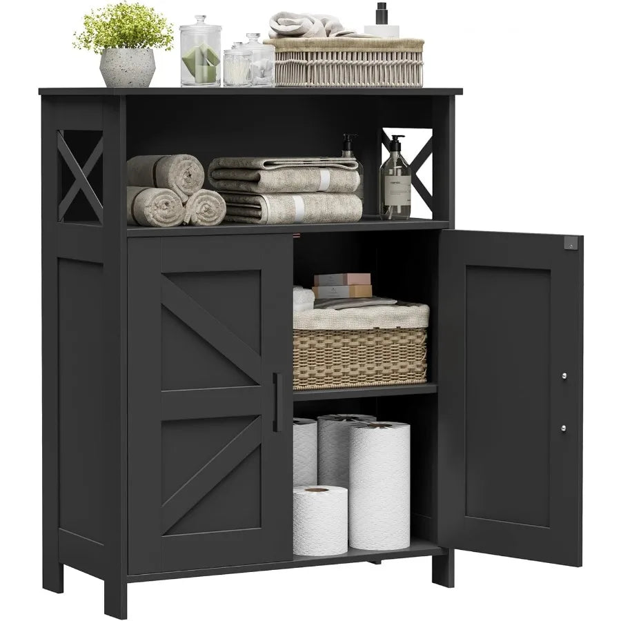 Bathroom Storage Cabinet With 2 Doors