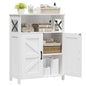 Bathroom Storage Cabinet With 2 Doors