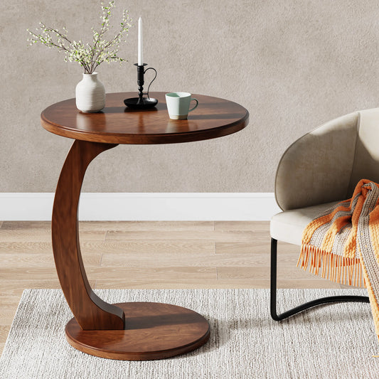 Mid-Century End Table, Retro Side Table