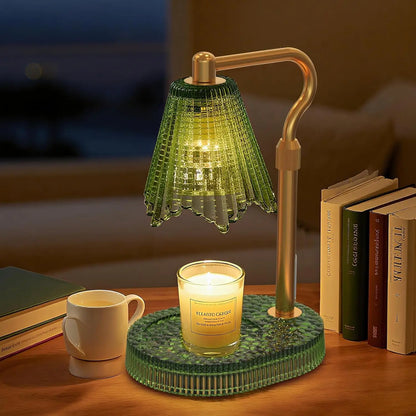 Timer & Dimmable Candle Warmer Lamp with Adjustable Height