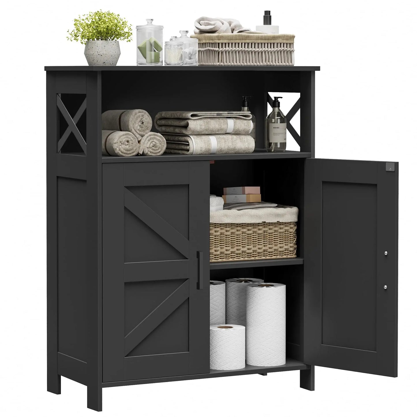 Bathroom Storage Cabinet With 2 Doors