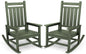 Outdoor Rocking Chair Set of 2, HDPE Rocking Chairs for Adult