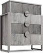 Modern Fluted Dresser for Bedroom, 36.2" Tall