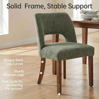 Dining Chairs Set of 4, Mid Century Modern Upholstered Dining Room Chairs