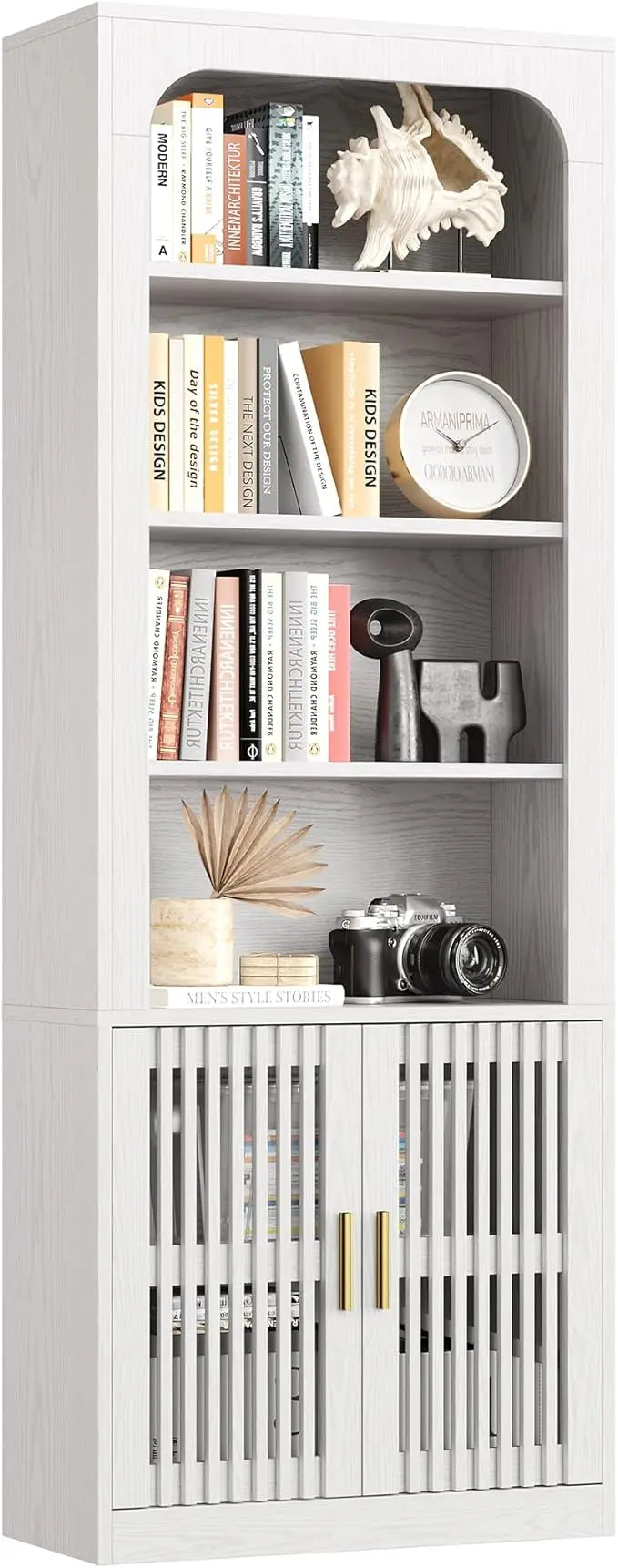 Mid-Century Book Shelf, 6-Tier