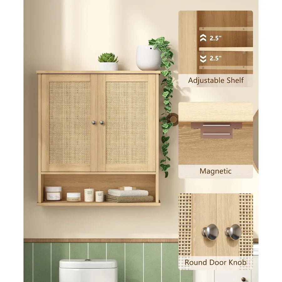 27.6" H Bathroom Wall Cabinet