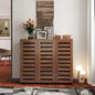 Retro Elegant Shoe Cabinet, 5-Tier Storage Cabinet with Adjustable Shelves, for Entryway Hallway Bedroom