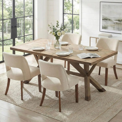 Dining Chairs Set of 4, Mid Century Modern Upholstered Dining Room Chairs