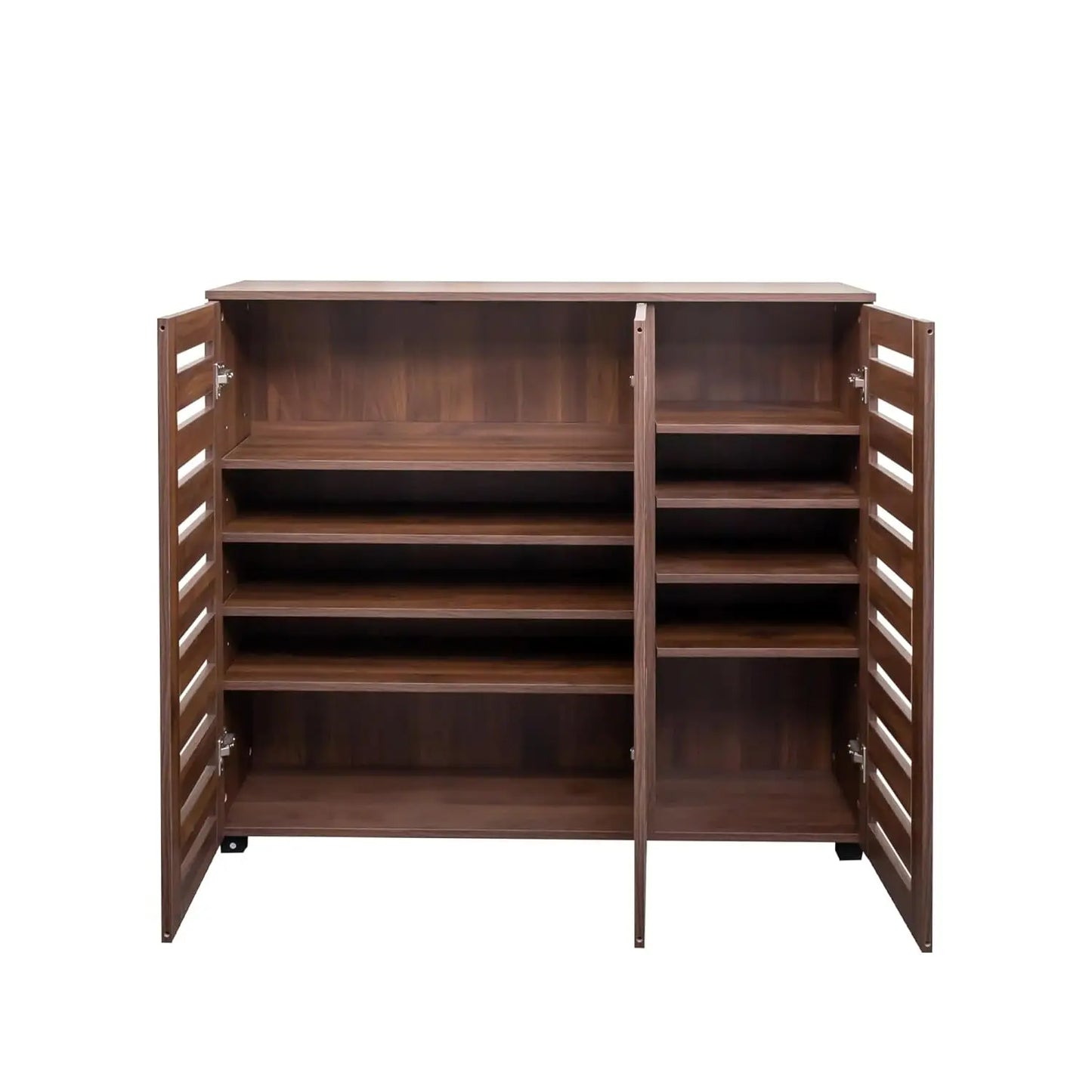 Retro Elegant Shoe Cabinet, 5-Tier Storage Cabinet with Adjustable Shelves, for Entryway Hallway Bedroom