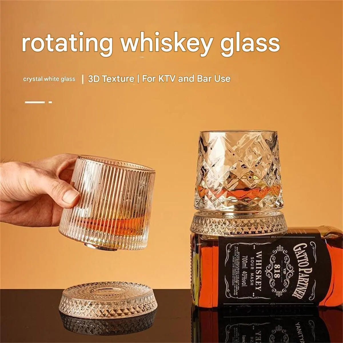 Luxury high-end whiskey glasses