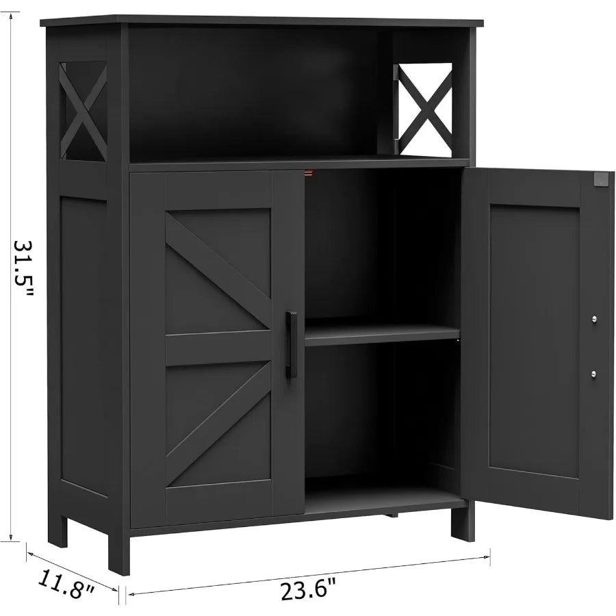 Bathroom Storage Cabinet With 2 Doors