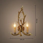 Retro Deer Horn Wall Lamp