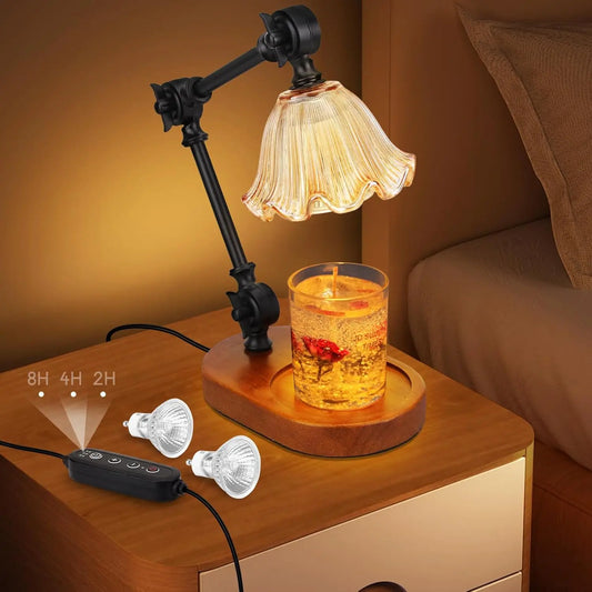 Candle Warmer Lamp,Adjustable Height, Timer,Dimmable