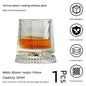 Luxury high-end whiskey glasses