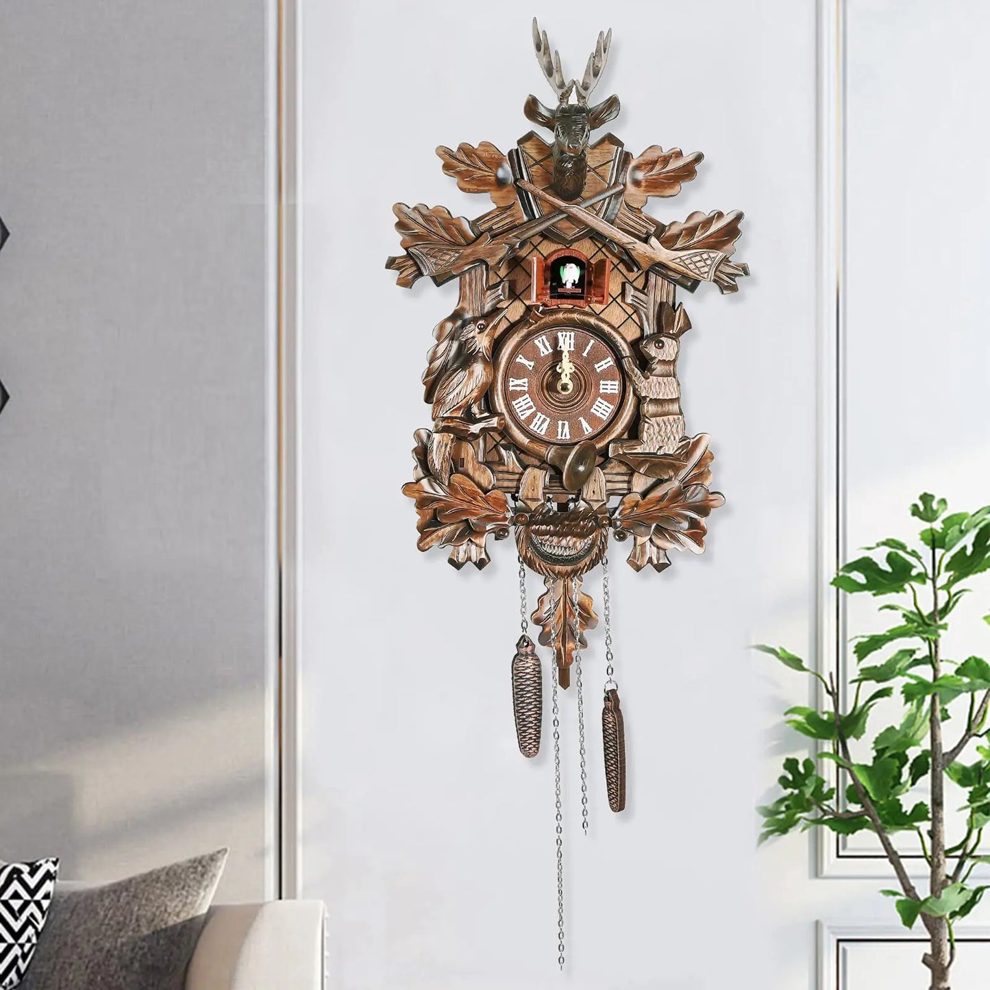 German Traditional Black Forest Cuckoo Clock Style Cuckoo Clock