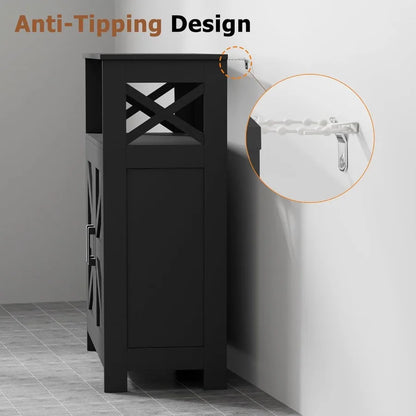 Bathroom Storage Cabinet With 2 Doors