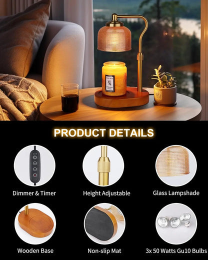 Electric Candle Warmer Lamp with Timer